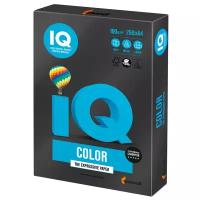 Бумага цветная IQ color, А4, 160 г/м2, 250 л., интенсив, черная, В100