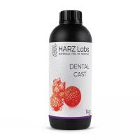 HARZ Labs Фотополимер HARZ Labs Dental Cast LCD/DLP 1 л красный