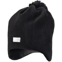 Шапка LASSIE Beanie 728695 унисекс, цвет черный, размер S (46-48)