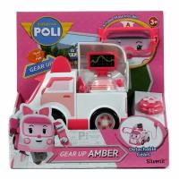 Silverlit Robocar Poli Машинка Эмбер с аксессуарами, 83393