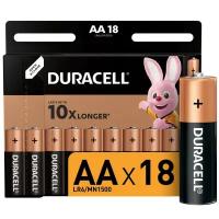 Батарейки DURACELL BASIC АА/LR6 бл/18шт, 1 шт