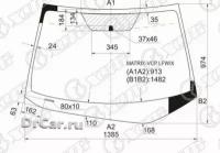 XYG Стекло лобовое TOYOTA COROLLA MATRIX 08-14