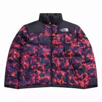 Пуховик мужской The North Face Lhotse Down Jacket TNF Black Marble Camo Print / L