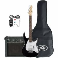 PEAVEY Raptor Plus Pack Black (w/ Audition) комплект электрогитара, комбик, аксессуары