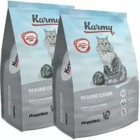 KARMY MAINE COON ADULT для взрослых кошек мэйн кун (10 + 10 кг)