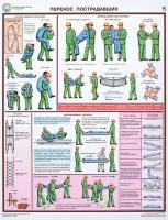 Информационный стенд Плакат информационный оказание первой помощи пострадавшим, 6 листов