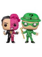 Фигурка Funko POP! Heroes DC Batman (1995) TwoFace & Riddler (GW) (Exc) 2PK 62479