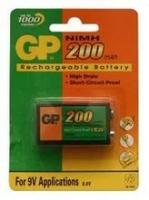 Аккумулятор GP 20R8H 9V NiMH 200mAh (1шт)