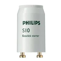 Стартеры для люминесцентных ламп Philips S10, комплект 25шт, 4-65W 220-240V (одноламп. схема подключ)