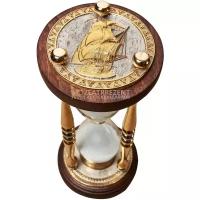 Позолоченные песочные часы «Фрегат»