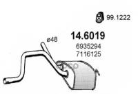 Глушитель (Средняя Часть) ASSO арт. 14.6019