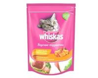 Сухой корм Whiskas для кошек подушечки с паштетом ассорти с курицей и индейкой 800г