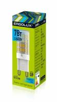 *Эл.лампа светодиодная LED-G9-7W-G9-4K (7Вт G9 4500К 207-240В) Ergolux