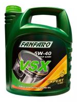 Синтетическое моторное масло FANFARO VSX SAE 5W40 API CN/CF ACEA A3/B4 4л