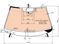 Стекло Лобовое С Полным Обогревом Volkswagen Passat B6 4/5d 05-07 XYG арт. B6-05-VCP LFW/W/X