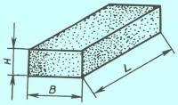 Брусок шлифовальный 40х20х200 63С 16 СТ (GC F90 O-P B) (бакелит)