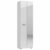 Шкаф НК-мебель Gloss 600 Белый/Белый глянец 73374540