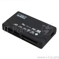 Устройство считывания usb 2.0 card reader cbr cr-455, all-in-one, usb 2.0, sdhc