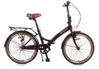 Складной велосипед Shulz Krabi Coaster коричневый