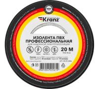 Kranz KR-09-2806 Изолента ПВХ профессиональная, 0.18х19 мм, 20 м