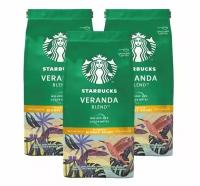 Кофе молотый Starbucks Veranda Blend Blonde 3x200г светлой обжарки