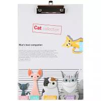 Планшет с зажимом А4, ламинированный картон Cat collection deVENTE 3034912 - 1 шт