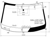 Стекло Лобовое Mazda Cx-5 12-17 XYG арт. CX5-L-VCP LFW/X