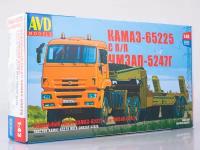 AVD Models 7056 КАМАЗ-65225 с полуприцепом ЧМЗАП-5247Г 1/43