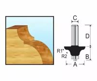 Фреза кромочная фасонная 27х11.9х8х32х2Т Makita (D-11542)