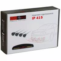 Парковочный датчик INTERPOWER IP-415(4 датчика) black