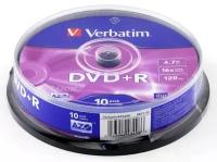 Диск DVD+R Verbatim 43498