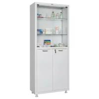Шкаф медицинский Hilfe МД 2 1670/SG (металл/стекло, 700x320x1755 мм)