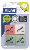 Ластик каучук Milan 430, 4 шт