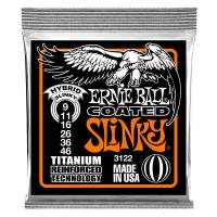 P03122 RPS Hybrid Slinky Coated Комплект струн для электрогитары, никелированные, 9-46, Ernie Ball