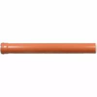 Труба поливинилхлоридная 110х3,2х1000 мм армированная оранжевый