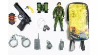 Игровой набор Junfa toys 88798 Военный в рюкзачке
