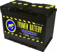 Аккумулятор 75 Прямая [+ -] Tyumen Battery Standard 630a 306/175/190 Толстые TYUMEN BATTERY арт. 6СТ-75L1