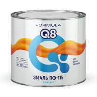 Эмаль ПФ-115 алкидная Formula Q8, глянцевая, 1,9 кг, вишневая