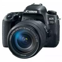 Фотоаппарат Canon EOS 77D Kit EF-S 18-135mm f/3.5-5.6 IS USM, черный