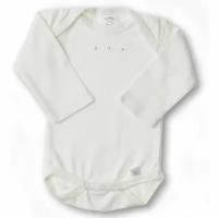 Боди для малышей 6-12 мес. с длинным рукавом Organic Ivory w/PP Dots