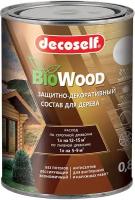 Декоселф декоративная пропитка по дереву палисандр (0,8л) / DECOSELF Biowood защитно-декоративный антисептик для дерева палисандр (0,8л)