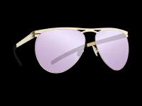 Титановые солнцезащитные очки GRESSO Rivoli - авиаторы / фиолетовый