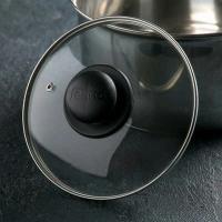 Крышка для сковороды и кастрюли стеклянная, d=18 см, с пластиковой ручкой JARKO 1099717