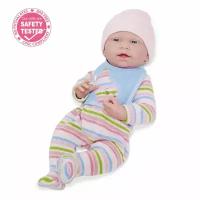 Кукла Berenguer La Newborn Baby Doll in multi-colored striped knitted pajama (Беринжер Ньюборн девочка в полосатой пижаме 38 см)