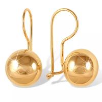 Серьги шарики из золота из коллекции «Сфера»