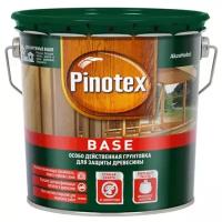 PINOTEX BASE грунт антисетик для защиты древесины от плесени и синевы для наружных работ (2,7л)
