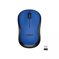 Мышь беспроводная Logitech M220 silent blue (USB, оптическая, 1000dpi) ( (910-004896)