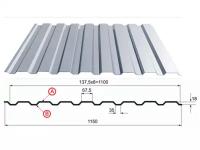 Профнастил оцинкованный С20 1050x2000 мм
