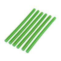 Клеевые стержни TUNDRA, 11 х 200 мм, зеленые, 6 шт