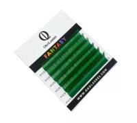 Ресницы Oko Lashes Professional Fantasy mini изумруд C 0.10 7-12 mix